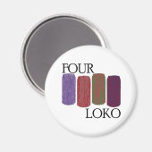 4 Kijk geïnspireerde magneet (Voorkant / Achterkant)