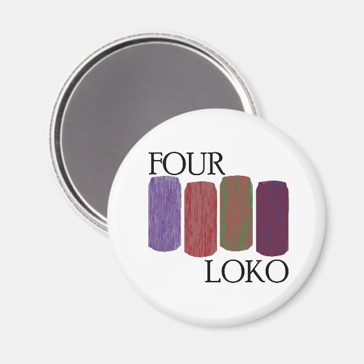 4 Kijk geïnspireerde magneet (Voorkant / Achterkant)