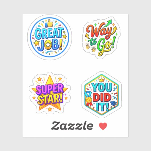 +4 Kinderen Prijsstickers voor Kinderen & Studente Sticker (Vel)
