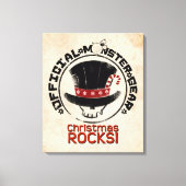 4 Kleine Monsters - Andy Holiday Canvas Afdruk (Voorkant)