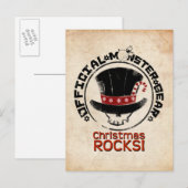 4 kleine Monsters - Andy Holiday Feestdagenkaart (Voorkant / Achterkant)