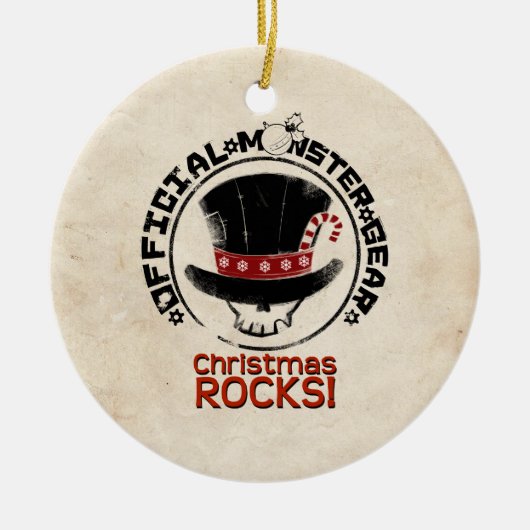 4 Kleine Monsters - Andy Holiday Keramisch Ornament (Voorkant)
