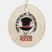 4 Kleine Monsters - Andy Holiday Keramisch Ornament (Links)