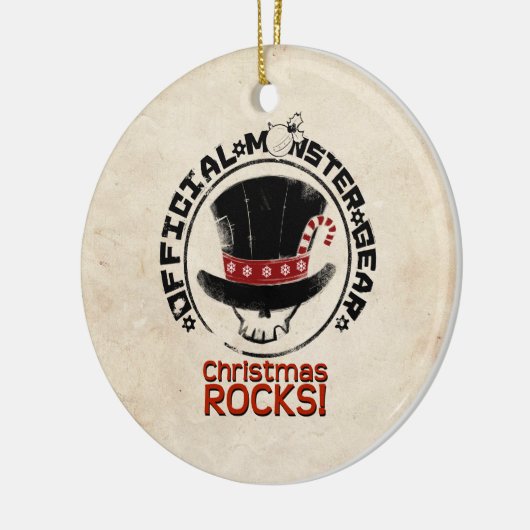 4 Kleine Monsters - Andy Holiday Keramisch Ornament (Links)