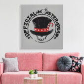 4 Kleine Monsters - Andy Holiday Logo Canvas Afdruk (Insitu (Woonkamer))