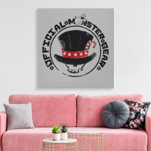 4 Kleine Monsters - Andy Holiday Logo Canvas Afdruk (Insitu (Woonkamer))