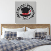 4 Kleine Monsters - Andy Holiday Logo Canvas Afdruk (Insitu (Slaapkamer))
