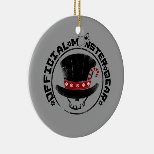 4 Kleine Monsters - Andy Holiday Logo Keramisch Ornament (Rechts)