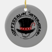 4 Kleine Monsters - Andy Holiday Logo Keramisch Ornament (Achterkant)