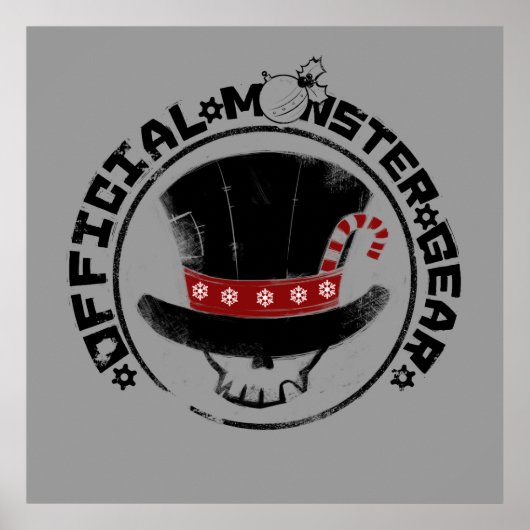 4 Kleine Monsters - Andy Holiday Logo Poster (Voorkant)