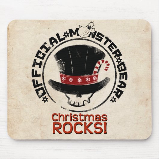 4 Kleine Monsters - Andy Holiday Muismat (Voorkant)