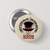 4 Kleine Monsters - Andy Holiday Ronde Button 5,7 Cm (Voorkant /achterkant)