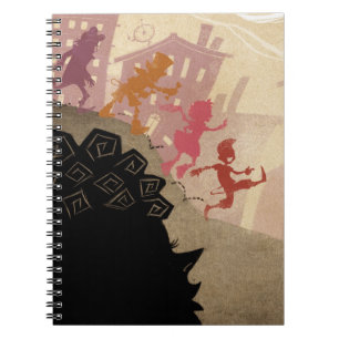 4 kleine monsters - door de stad lopen notitieboek