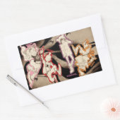 4 Kleine Monsters - Groep Rechthoekige Sticker (Envelop)