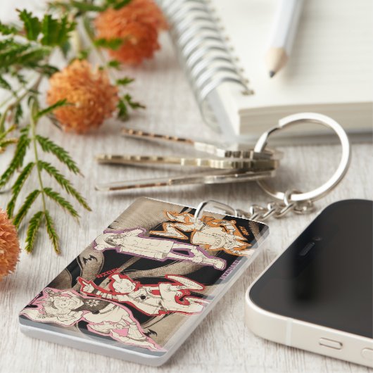 4 Kleine Monsters - Groep Sleutelhanger (Voorkant Rechts)