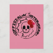 4 kleine Monsters - het Logo van de Vakantie Nessa Feestdagenkaart (Voorkant)