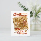 4 Kleine Monsters - Laten we het Huis in de steek  Briefkaart (Staand voorkant)