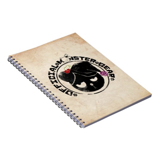 4 Kleine Monsters - Michael Holiday Logo Notitieboek (Rechterzijde)