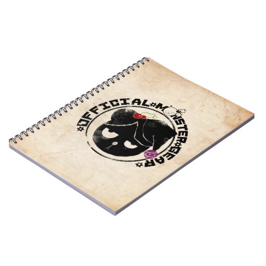 4 Kleine Monsters - Michael Holiday Logo Notitieboek (Linkerzijde)