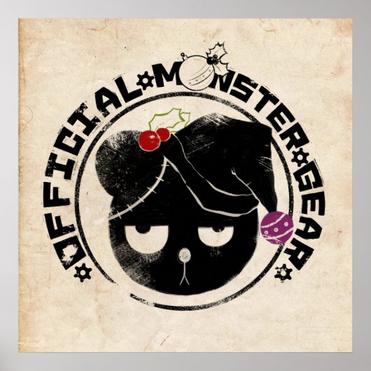 4 Kleine Monsters - Michael Holiday Logo Poster (Voorkant)