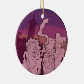 4 kleine monsters - Nachtmuziek Keramisch Ornament (Rechts)