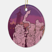 4 kleine monsters - Nachtmuziek Keramisch Ornament (Links)