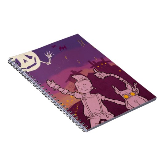 4 kleine monsters - Nachtmuziek Notitieboek (Rechterzijde)