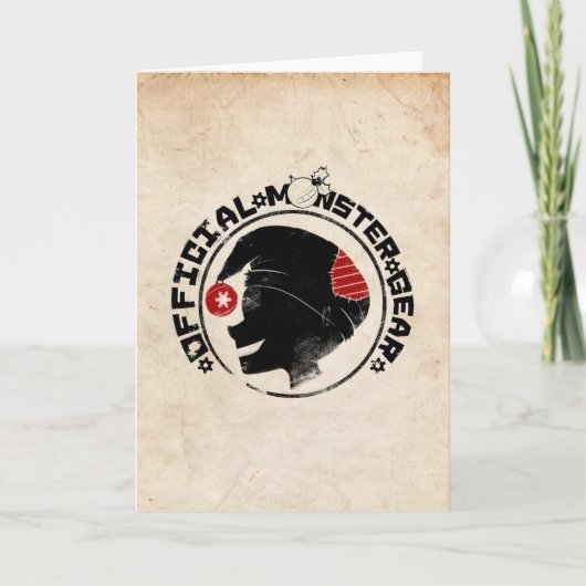 4 kleine Monsters - Nigel Holiday Logo Feestdagen Kaart (Voorkant)