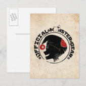 4 kleine Monsters - Nigel Holiday Logo Feestdagenkaart (Voorkant / Achterkant)