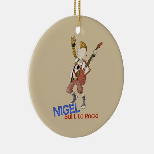 4 Kleine Monsters - Nigel Keramisch Ornament (Rechts)