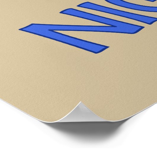 4 Kleine Monsters - Nigel Poster (Hoek)