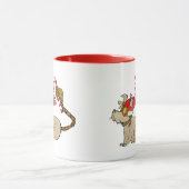 4 Kleine Monsters - Tesla Holiday Logo Mok (Midden)