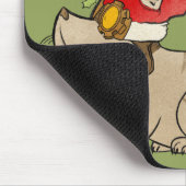 4 Kleine Monsters - Tesla Holiday Logo Muismat (Hoek)