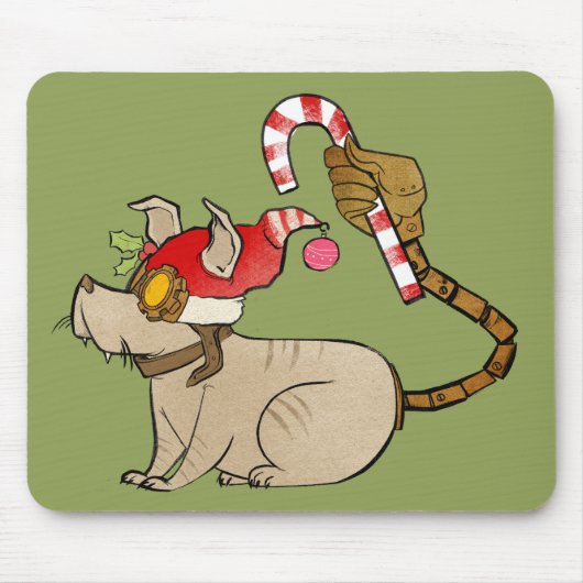 4 Kleine Monsters - Tesla Holiday Logo Muismat (Voorkant)