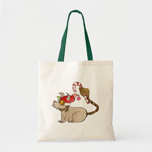 4 Kleine Monsters - Tesla Holiday Logo Tote Bag (Voorkant)
