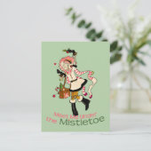 4 kleine Monsters - Vakantie Nessa Feestdagenkaart (Staand voorkant)