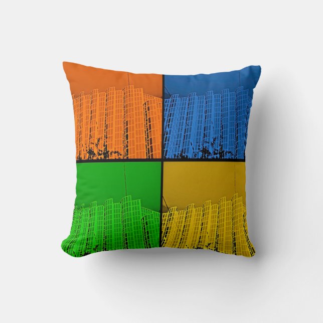 4 kleuren kussen (Voorkant)