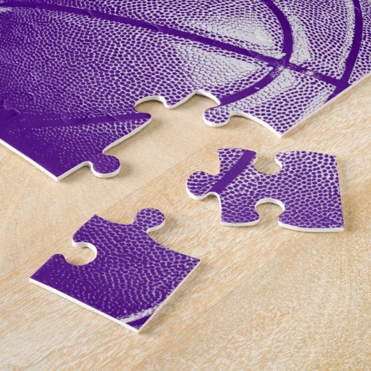 4 Kleuren Pop Art Basketbal Legpuzzel (Zijkant)