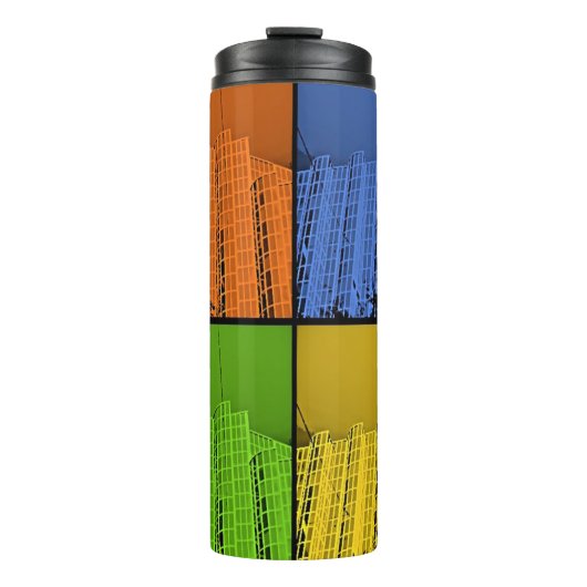 4 kleuren thermosbeker (Voorkant)