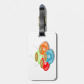 4 kopjes koffie Bagagelabels (Achterkant verticaal)