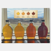 4 kwaliteiten van Maple Syrup Magnet (Voorkant)