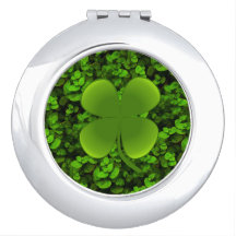 4 Leaf Clover Compact Mirror