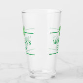 4 Leaf Clover Cool Personalized Irish Shamrock Glas (Links)