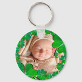 4 Leaf Clover Frame+Photo Keychain (Voorkant)