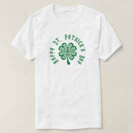 4 Leaf Clover - Happy St. Patrick's Day T-shirt