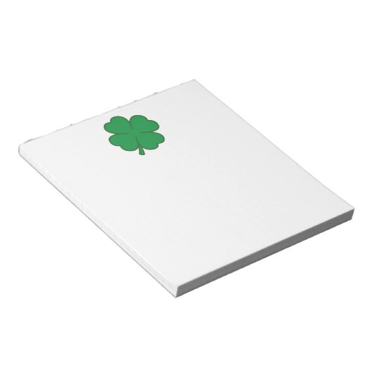 4 Leaf Clover Notitieblok (Schuin)