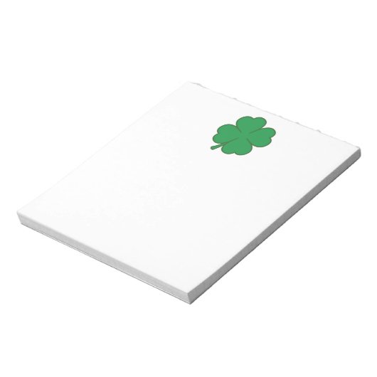 4 Leaf Clover Notitieblok (Linkerzijde)