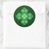 4 Leaf Clover Ronde Sticker (Tas)