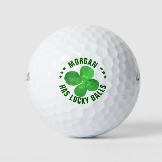 4 Leaf Clover Shamrock Grappig Gepersonaliseerd Golfballen