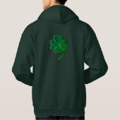 4 Leaf Clover St. Patrick's Day Hoodie (Achterkant)